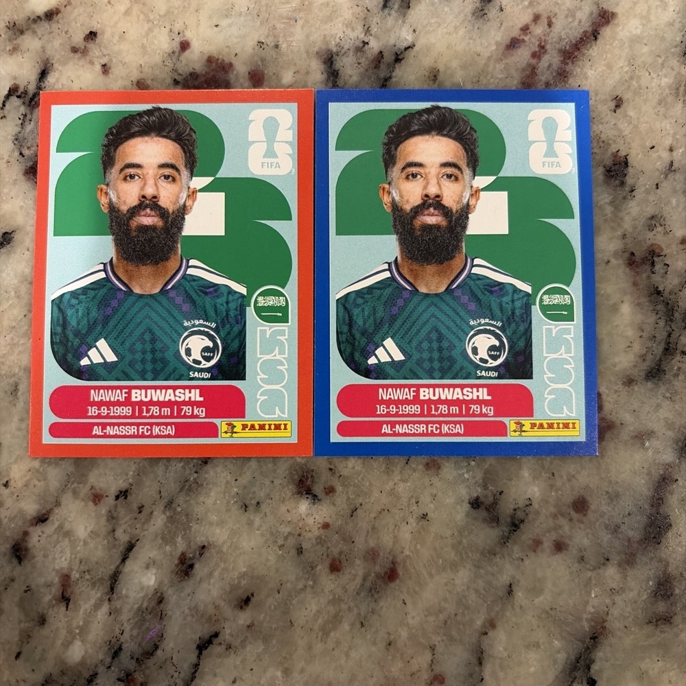 Panini FIFA Sticker Nawaf Buwashl KSA 5 Al Nassr FC 2026 World Cup Rare